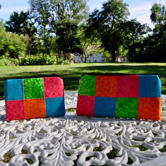 Simply Quilted Handbags - Handmade Quilted Wallet/Pouch Combo